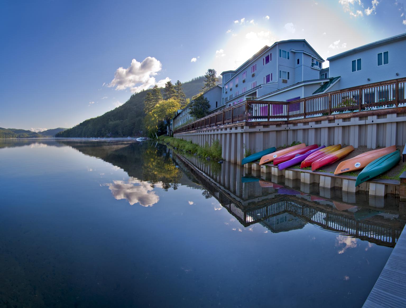 Lodging in Fairlee, VT Vermont Vacations + Getaways Lake Morey Resort